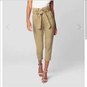 NWT - BLANKNYC Paperbag Trouser in Sandstorm, Size 28